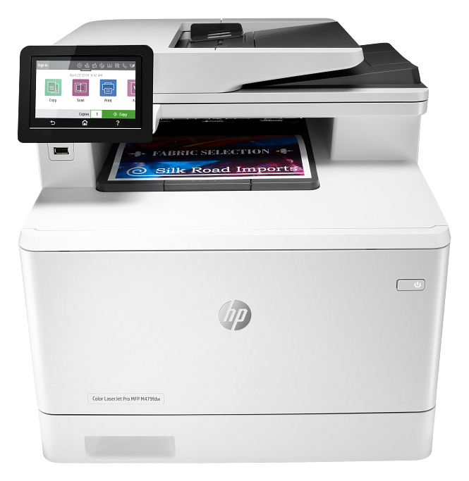 Impressora multifuncional HP Color LaserJet Pro MFP M479fdw colorida
